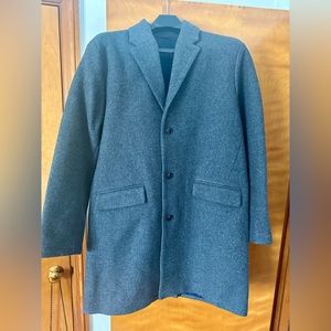 Bonobos Italian Wool Topcoat NWT - Charcoal - 46
